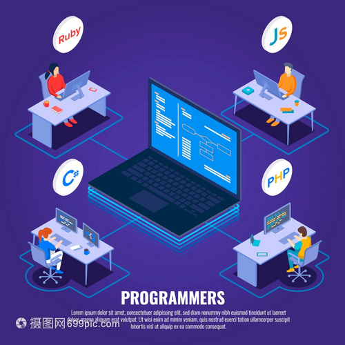 編碼語(yǔ)言軟件開(kāi)發(fā)工具課程 3D概念圖解引領(lǐng)社交媒體分享