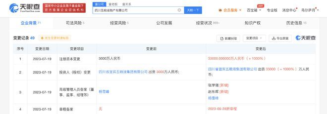 五糧液物產公司增資擴產，薯類銷售業務迎來戰略升級